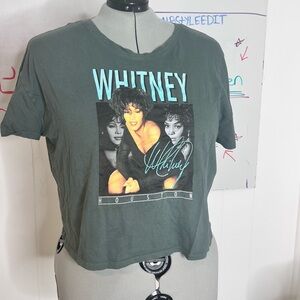Old Navy Whitney Houston Graphic Tee - Dark Green